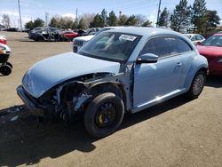 Volkswagen salvage cars for sale: 2016 Volkswagen Beetle SE