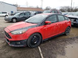 Salvage cars for sale from Copart Columbus, OH: 2016 Ford Focus ST