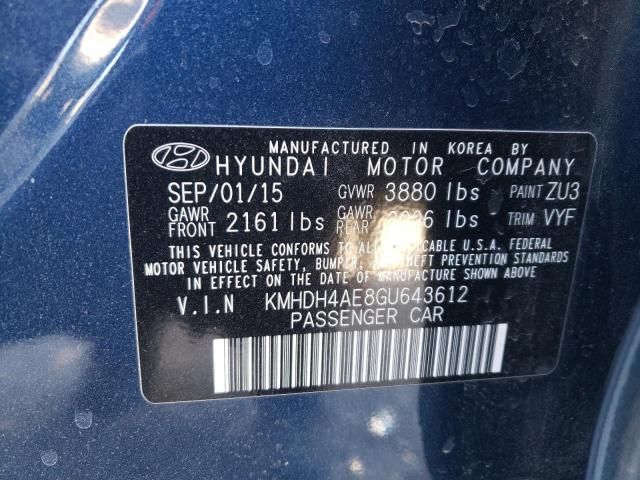 2016 Hyundai Elantra SE