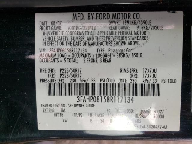 2008 Ford Fusion SEL