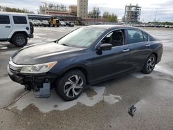 Salvage cars for sale from Copart New Orleans, LA: 2016 Honda Accord LX