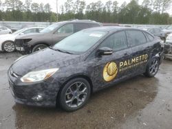 Salvage cars for sale from Copart Harleyville, SC: 2013 Ford Focus SE