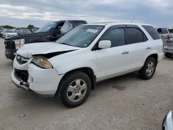 Salvage cars for sale from Copart San Antonio, TX: 2004 Acura MDX