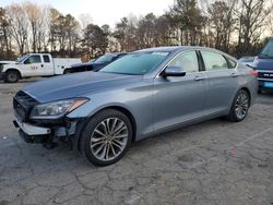 Salvage cars for sale from Copart Austell, GA: 2016 Hyundai Genesis 3.8L