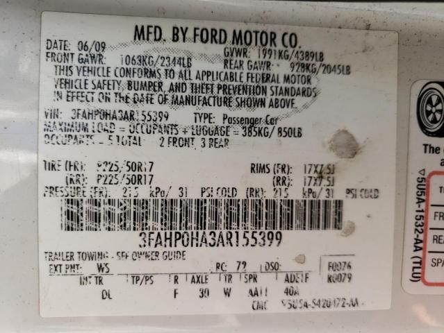 2010 Ford Fusion SE