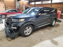 Salvage cars for sale at Ebensburg, PA auction: 2022 Ford Explorer XLT