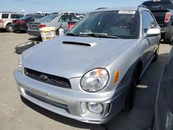 Salvage cars for sale at Martinez, CA auction: 2002 Subaru Impreza WRX