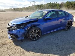 Honda salvage cars for sale: 2020 Honda Civic Sport