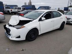 Salvage cars for sale from Copart Hayward, CA: 2018 Toyota Corolla L