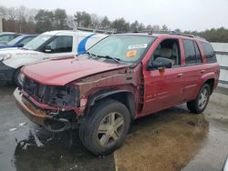 Salvage cars for sale from Copart Exeter, RI: 2004 Chevrolet Trailblazer LS