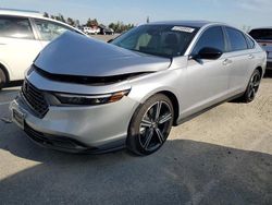 Salvage cars for sale from Copart Rancho Cucamonga, CA: 2023 Honda Accord Hybrid Sport