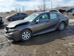 Salvage cars for sale from Copart Montreal Est, QC: 2022 Toyota Camry Night Shade