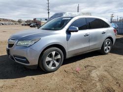 Salvage cars for sale at Colorado Springs, CO auction: 2016 Acura MDX