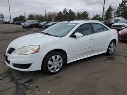 Pontiac salvage cars for sale: 2010 Pontiac G6