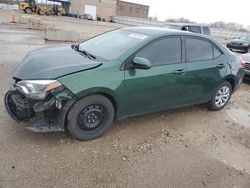 Toyota Corolla l salvage cars for sale: 2014 Toyota Corolla L