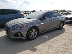 Salvage cars for sale at San Antonio, TX auction: 2019 Hyundai Sonata Limited