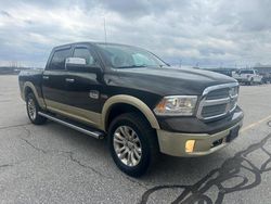 Salvage trucks for sale at North Billerica, MA auction: 2013 Dodge RAM 1500 Longhorn