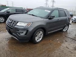 Salvage cars for sale from Copart Elgin, IL: 2016 Ford Explorer XLT
