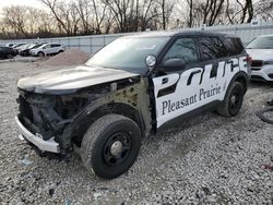 Salvage cars for sale at Franklin, WI auction: 2023 Ford Explorer Police Interceptor