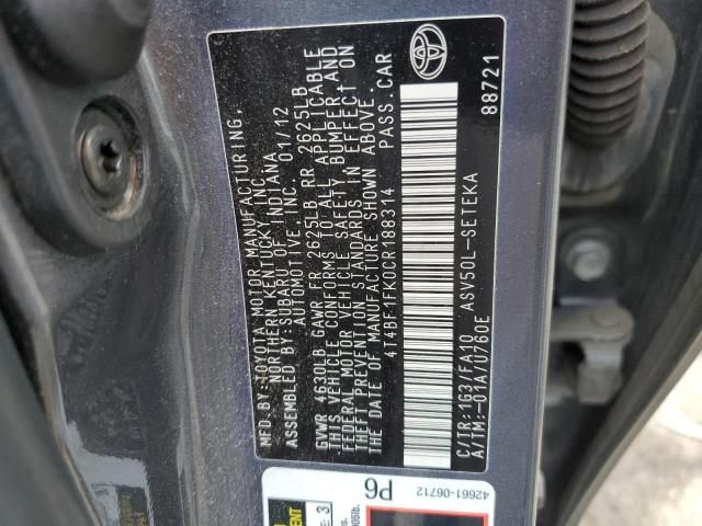 2012 Toyota Camry Base