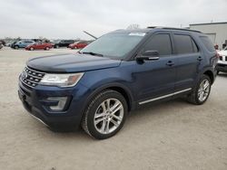 Salvage cars for sale from Copart Kansas City, KS: 2016 Ford Explorer XLT