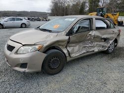 Salvage cars for sale from Copart Concord, NC: 2009 Toyota Corolla Base