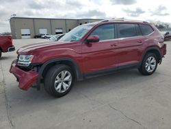 Salvage cars for sale from Copart Wilmer, TX: 2019 Volkswagen Atlas S