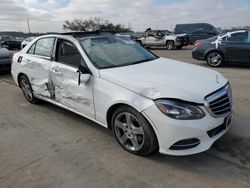 Salvage cars for sale from Copart Wilmer, TX: 2014 Mercedes-Benz E 350 4matic