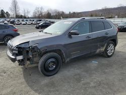 Salvage cars for sale from Copart Grantville, PA: 2016 Jeep Cherokee Latitude