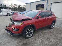 Salvage cars for sale at Harleyville, SC auction: 2019 Jeep Compass Limited