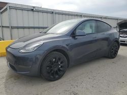 Salvage cars for sale at Kansas City, KS auction: 2020 Tesla Model Y
