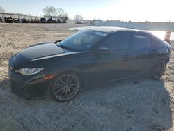 Salvage cars for sale from Copart Haslet, TX: 2017 Honda Civic Sport