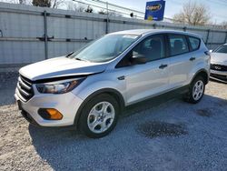 Salvage cars for sale from Copart Walton, KY: 2018 Ford Escape S