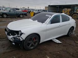 Salvage cars for sale at Brighton, CO auction: 2017 Alfa Romeo Giulia TI Q4