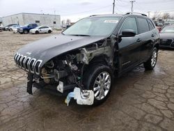 Salvage cars for sale from Copart Chicago Heights, IL: 2017 Jeep Cherokee Limited