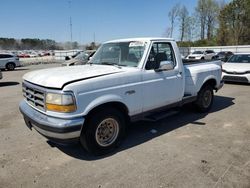 Salvage cars for sale at Dunn, NC auction: 1993 Ford F150