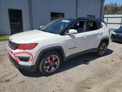 Salvage cars for sale at Grenada, MS auction: 2018 Jeep Compass Limited