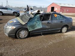 Salvage cars for sale from Copart Ontario Auction, ON: 2010 Honda Civic DX-G