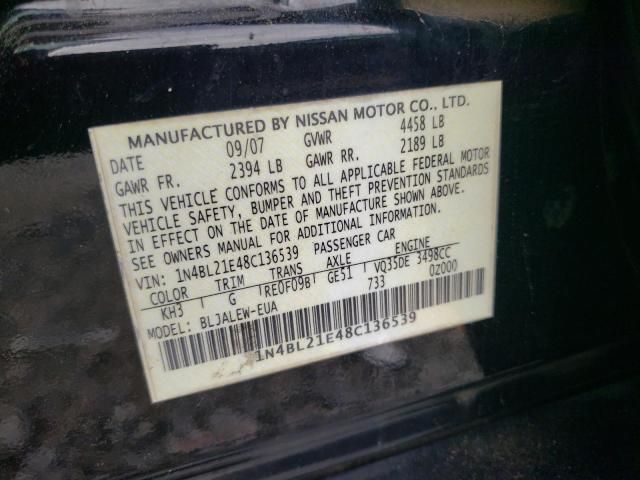 2008 Nissan Altima 3.5SE