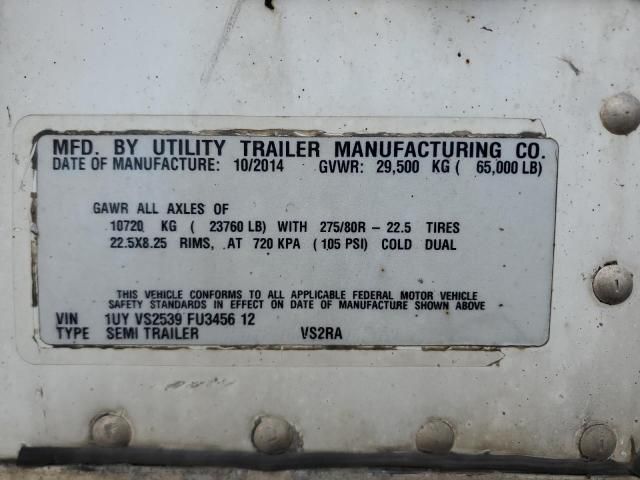 2015 Utility Trailer