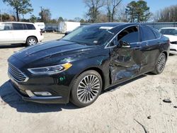 Salvage cars for sale at Hampton, VA auction: 2018 Ford Fusion TITANIUM/PLATINUM HEV