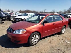 Toyota Corolla salvage cars for sale: 2004 Toyota Corolla CE