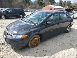 Salvage cars for sale at Mendon, MA auction: 2008 Honda Civic EX