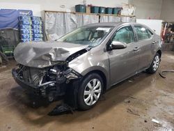 Salvage cars for sale at Elgin, IL auction: 2017 Toyota Corolla L