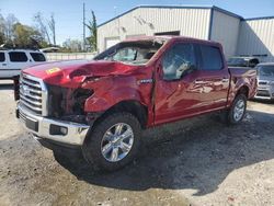 Salvage cars for sale from Copart Savannah, GA: 2017 Ford F150 Supercrew