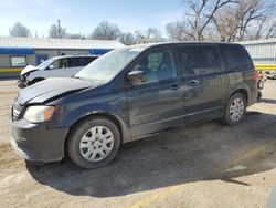 Salvage cars for sale at Wichita, KS auction: 2014 Dodge Grand Caravan SE