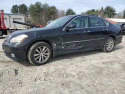 Salvage cars for sale at Mendon, MA auction: 2009 Infiniti M35 Base