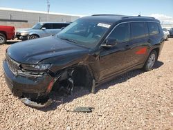 Salvage SUVs for sale at auction: 2021 Jeep Grand Cherokee L Laredo