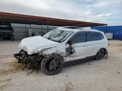 Salvage cars for sale at Andrews, TX auction: 2018 Volkswagen Tiguan SE