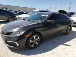 Salvage cars for sale from Copart Haslet, TX: 2020 Honda Civic LX